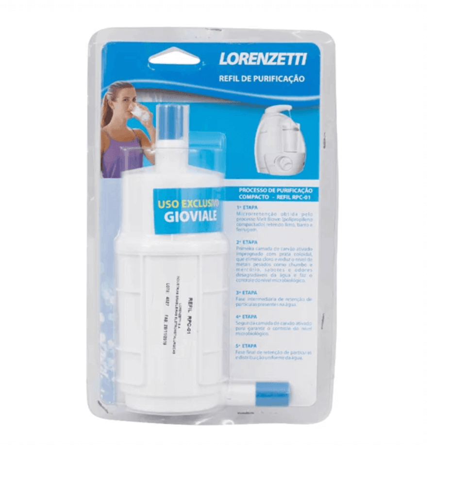 Refil Purificador Gioviale - RPC-01  Lorenzetti