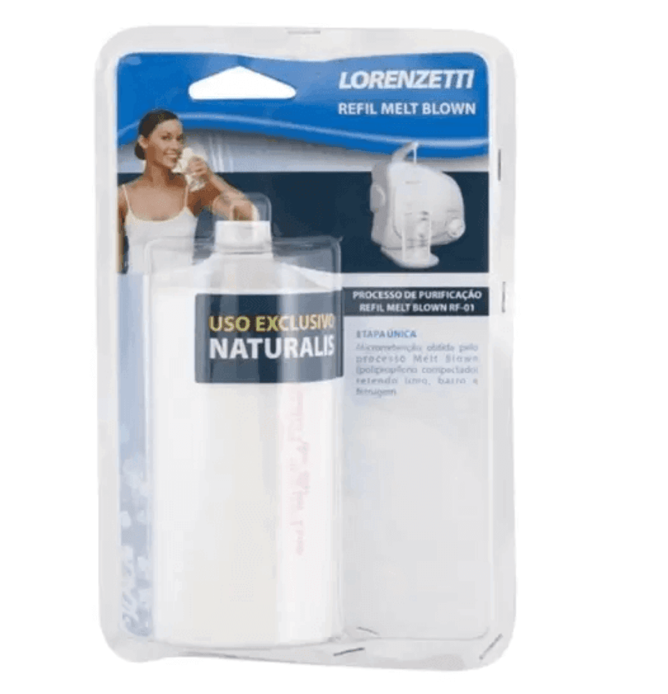 Refil Para Purificador Naturalis Filtragem Polipropileno RF-01  Lorenzetti