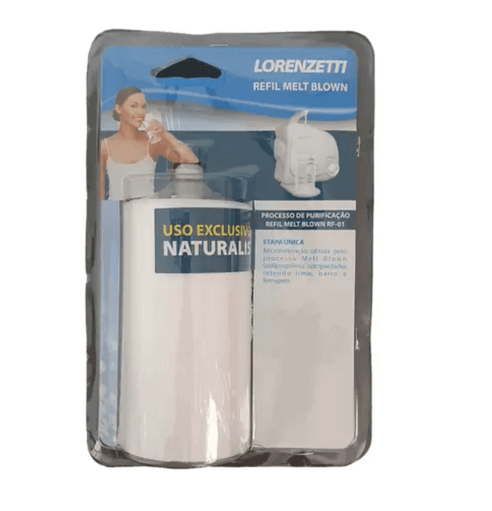 Refil Para Purificador Naturalis Filtragem Polipropileno RF-01  Lorenzetti