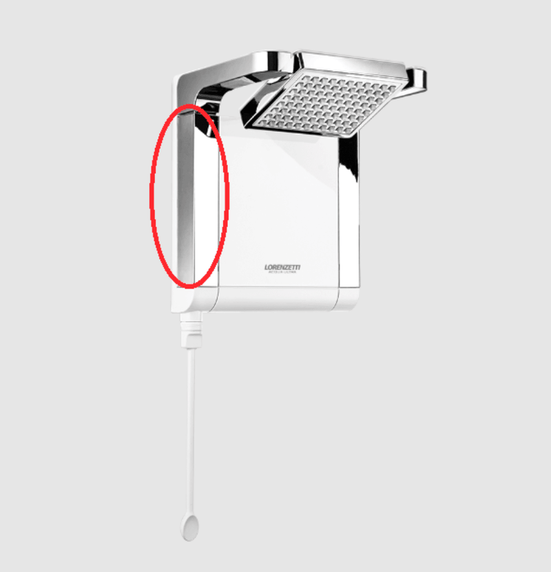Acabamento lateral ducha Acqua Lorenzetti a-04c - Resistência Para Chuveiro