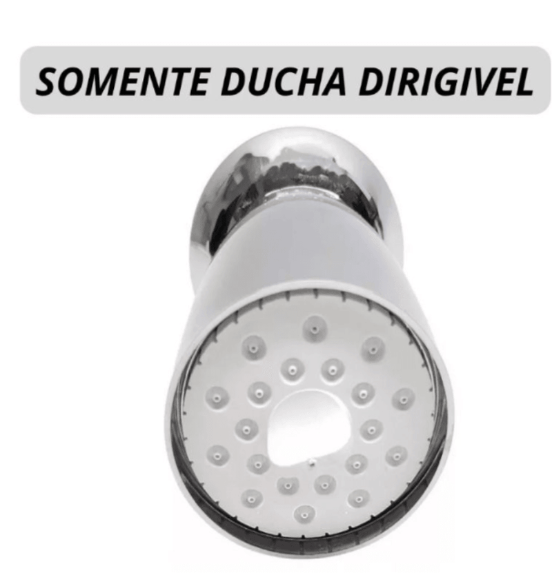 Ducha dirigivel cromada Relex e Jet set Lorenzetti 2093-A - Resistência Para Chuveiro