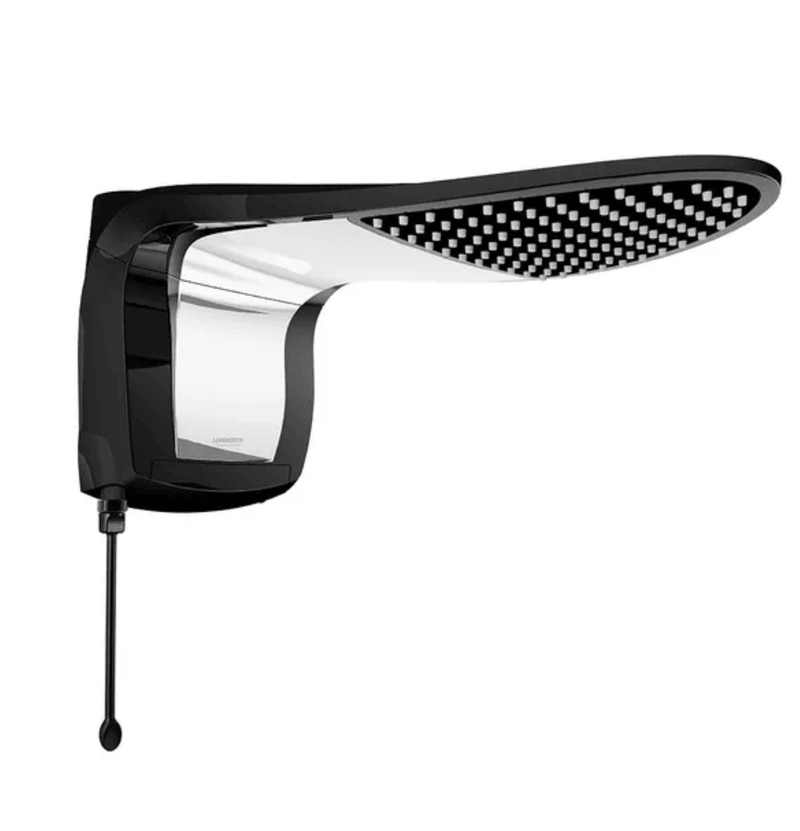 Espalhador Para Ducha Acqua Wave Preto Com Cromado - Resistência Para Chuveiro
