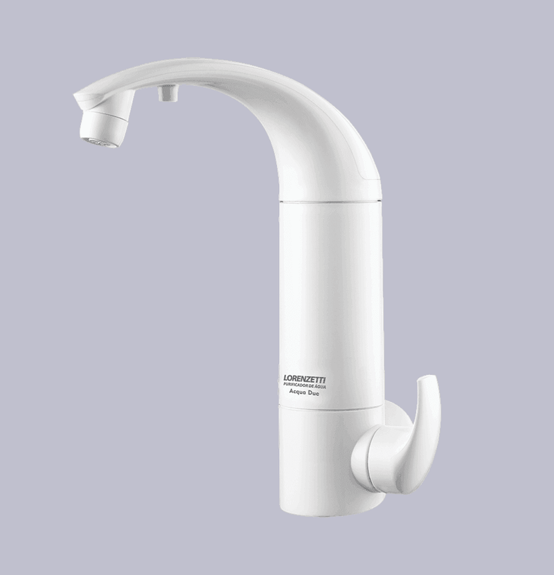 Purificador com Torneira Acqua Due Branco Parede Lorenzetti - Resistência Para Chuveiro