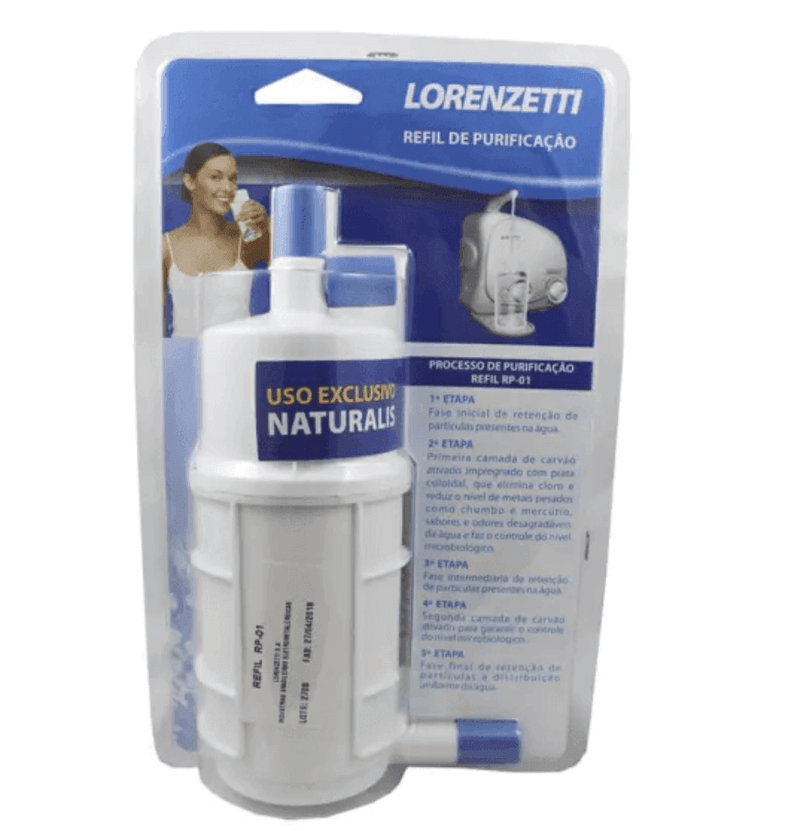Refil Para Purificador Naturalis RP-01 - Lorenzetti - Resistência Para Chuveiro