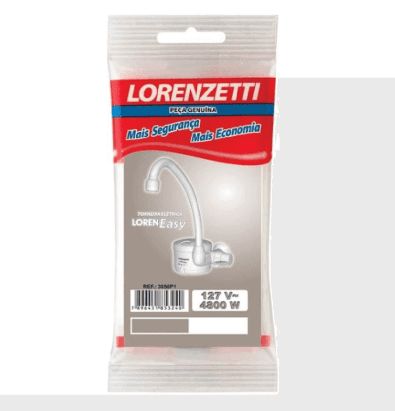 Resistencia 127V 4800W Loren Easy 3056-P1 - Lorenzetti - Resistência Para Chuveiro