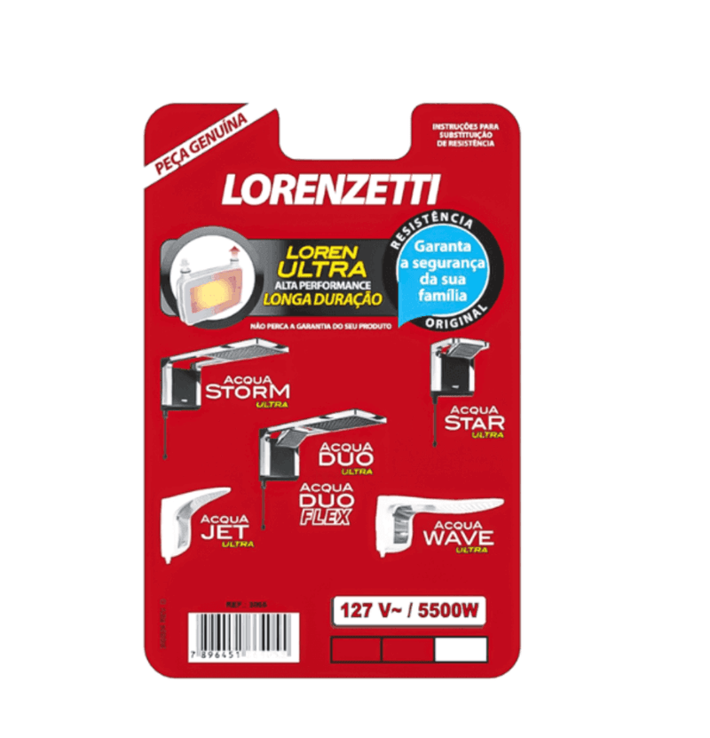Resistencia Acqua Ultra 127V 5500W - Resistência Para Chuveiro