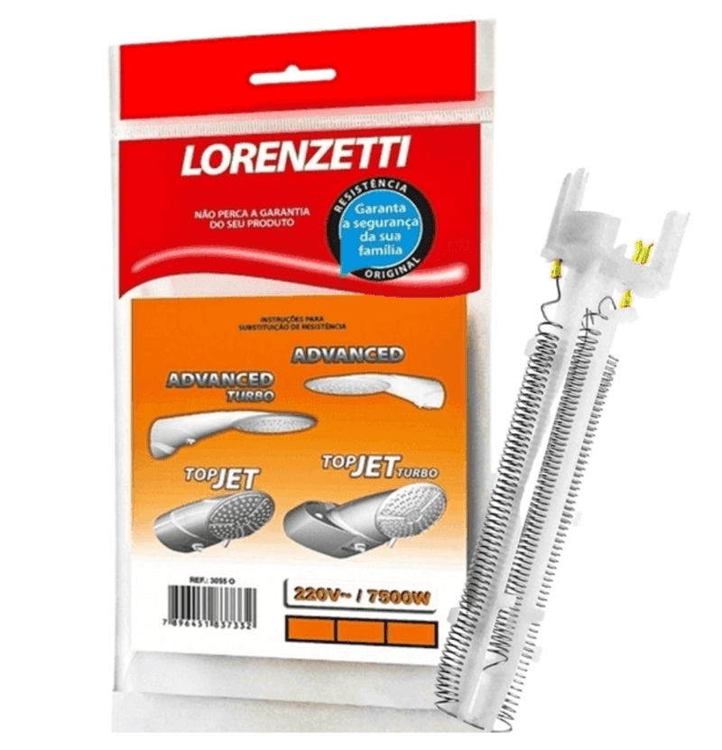 Resistencia Advanced/Top Jet 220V 7500W-3055-O - Resistência Para Chuveiro