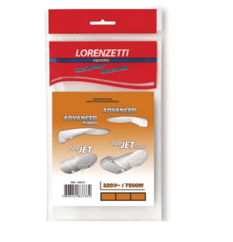 Resistencia Advanced/Top Jet 220V 7500W-3055-O - Resistência Para Chuveiro