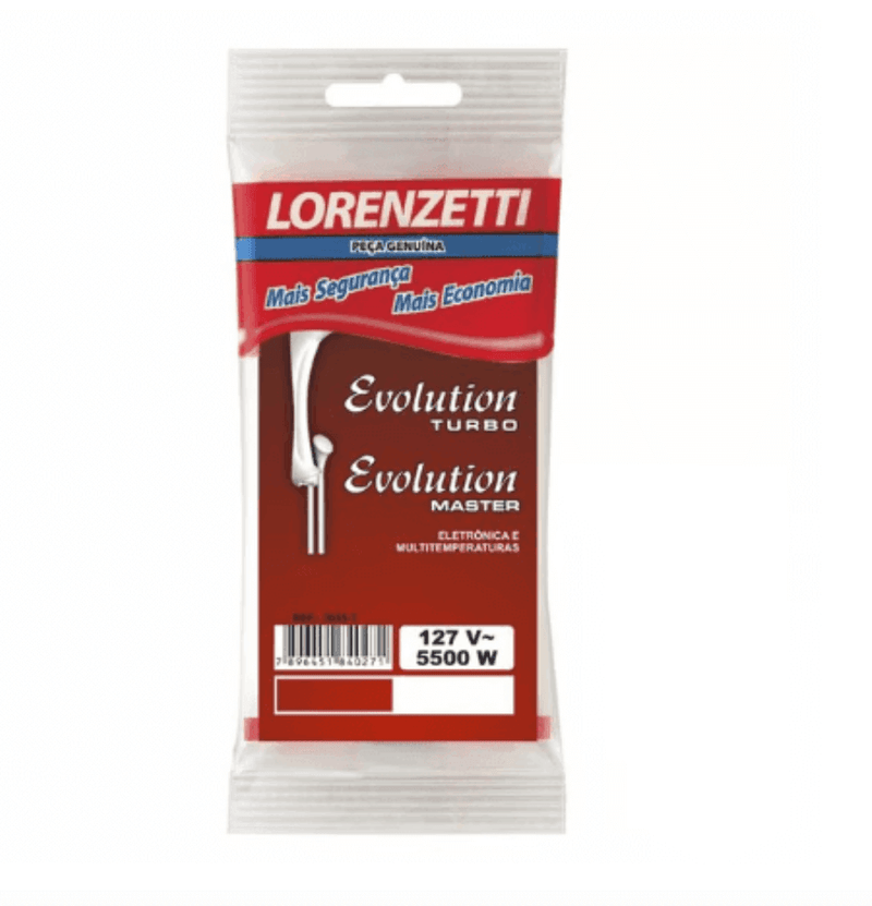 Resistencia Evolution 127V 5500W 3055-T - Lorenzetti - Resistência Para Chuveiro