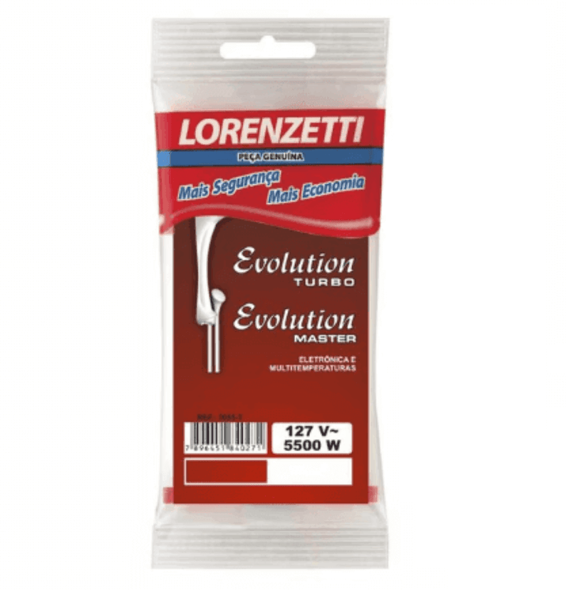 Resistencia Evolution 127V 5500W 3055-T - Lorenzetti - Resistência Para Chuveiro
