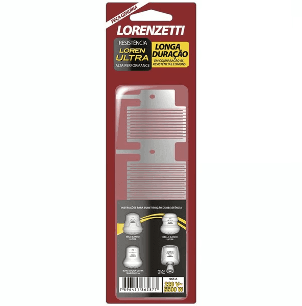 Resistencia Loren Ultra 220V 5500W 065-A - Lorenzetti - Resistência Para Chuveiro