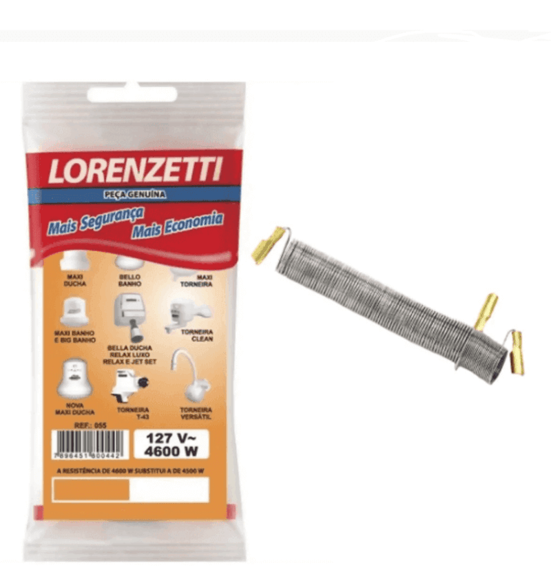 Resistencia Maxi Ducha 127V 4600W MD J3/T43 055- Lorenzetti - Resistência Para Chuveiro