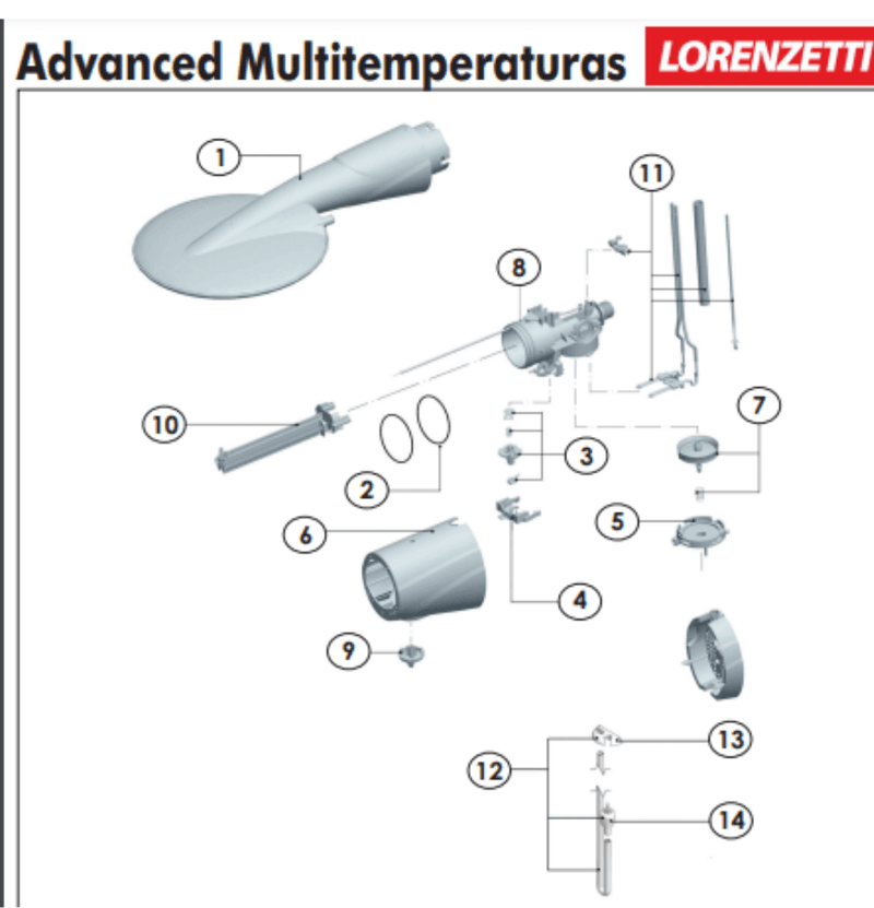 Suporte do Potenciômetro (Advanced / Top Jet) 6060B da Lorenzetti - Resistência Para Chuveiro